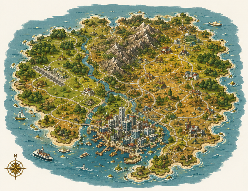 Map of the Bananacracy